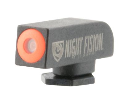 Picture of Night Fision Glk000001ogx Tritium Front Sight Fixed Orange Ring/Black Frame, Compatible W/Glock 17/19/34/43/48 Post Mount 