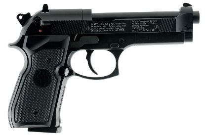 Picture of Umarex Beretta Air Guns 2253000 Beretta M92 Fs Co2 177 Pellet 8Rd Rotary Magazine, Steel Slide, Black Metal Frame W/Polymer Grip, Single Or Double Action Trigger, German Made 