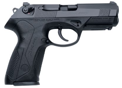 Picture of Beretta Usa Jxf9f20ca Px4 Storm *Ca Compliant Full Size Frame 9Mm Luger 10+1, 4.10" Black Steel Barrel, Black Bruniton Serrated Steel Slide, Black Polymer Frame W/Picatinny Rail, Ambidextrous 