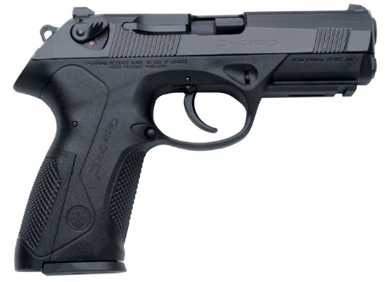 Picture of Beretta Usa Jxf9g20ca Px4 Storm *Ca Compliant Full Size Frame 9Mm Luger 10+1, 4.10" Black Steel Barrel, Black Bruniton Serrated Steel Slide, Black Polymer Frame W/Picatinny Rail, Ambidextrous 