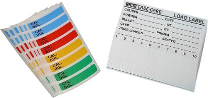 Picture of Mtm Case-Gard Ll1 Universal Reloading Labels Multi-Caliber Adhesive Paper 50 Load Labels & 48 Small Color Coded Labels 