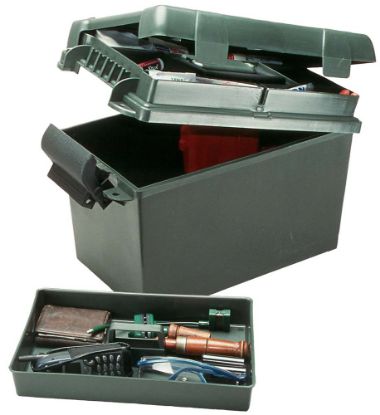 Picture of Mtm Case-Gard Spud1-11 Sportsmen's Plus Utility Dry Box Forest Green Polypropylene 