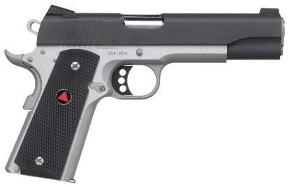 Picture of Colt Mfg O2020xett 1911 Delta Elite 10Mm Auto Caliber With 5" Barrel, 8+1 Capacity, Stainless Steel Finish Frame, Serrated Black Carbon Steel Slide & Black Polymer With Integrated Delta Medallion Grip