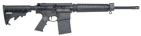 Picture of Smith & Wesson 11532 M&P10 Sport Or 308 Win / 7.62X51mm Nato 16" Black Armornite Barrel 20+1, Black Receiver, Black 6 Position Telescopic Stock, Polymer Grip, Manual Ambidextrous Safety On Lower 