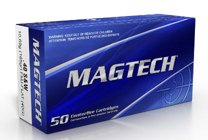 Picture of Magtech 40G Range/Training 40 S&W 165 Gr Full Metal Jacket Flat Nose 50 Per Box/ 20 Case 