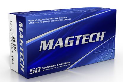 Picture of Magtech 38J Range/Training 38 Special 158 Gr Lead Semi Wadcutter 50 Per Box/ 20 Case 