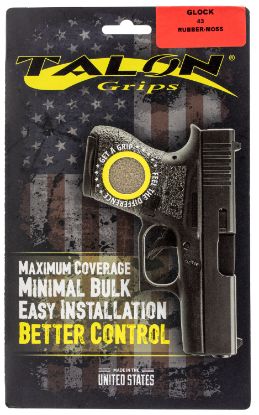 Picture of Talon Grips 100M Adhesive Grip Compatible W/Glock 43, Moss Textured Rubber 