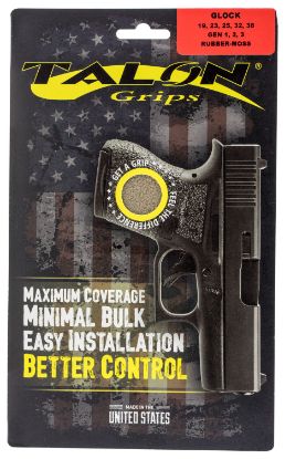 Picture of Talon Grips 104M Adhesive Grip Compatible W/Glock Gen1-3 19/23/25/32/38, Moss Textured Rubber 