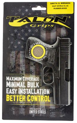 Picture of Talon Grips 705M Adhesive Grip Textured Moss Rubber For S&W M&P Shield 9,40 