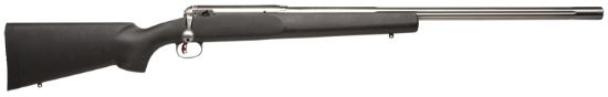 Picture of Savage Arms 18145 12 Lrpv 223 Rem Caliber With 1Rd Capacity, 26" 1:7" Twist Barrel, Matte Stainless Metal Finish & Matte Black Fixed Hs Precision With V-Block Stock Right Hand (Full Size) 