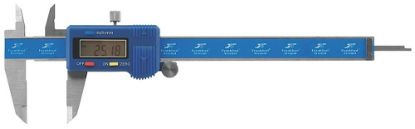 Picture of Frankford Arsenal 672060 Electronic Caliper Blue Multi-Caliber Stainless Steel Rifle/Handgun Firearm 