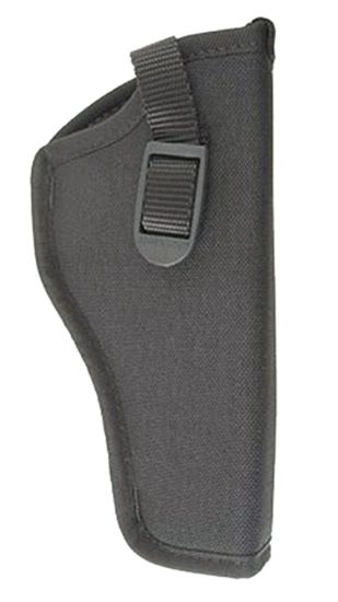 Picture of Uncle Mike's 81051 Sidekick Hip Holster Owb Size 05 Black Cordura Belt Loop Fits Large Semi-Auto Fits 4.50-5" Barrel Right Hand 