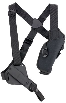 Picture of Uncle Mike's 83001 Sidekick Vertical Shoulder Holster Shoulder Size 0 Black Cordura Harness Fits Sm/Med Da Revolver Fits 2-3" Barrel Right Hand 