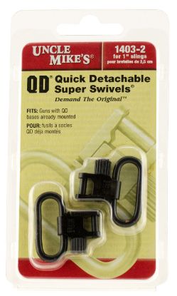 Picture of Uncle Mike's 14032 Super Swivel Quick Detach Tri-Lock Blued 1" Loop For Rifles Or Shotguns W/Qd Bases 