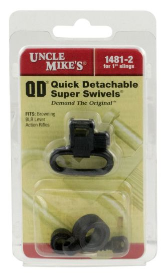 Picture of Uncle Mike's 14812 Super Swivel Quick Detach 115 Blr Blued 1" Loop For Browning Blr (Does Not Fit Blr Lightening) 