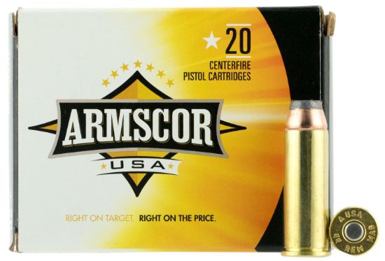 Picture of Armscor Fac44m2n Usa 44 Rem Mag 240 Gr Jacketed Hollow Point 20 Per Box/ 25 Case 