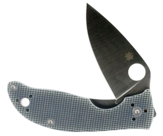 Picture of Spyderco C220gpgy Polestar 3.30" Folding Drop Point Plain Cts Bd1 Ss Blade Gray G10 Handle Includes Pocket Clip 