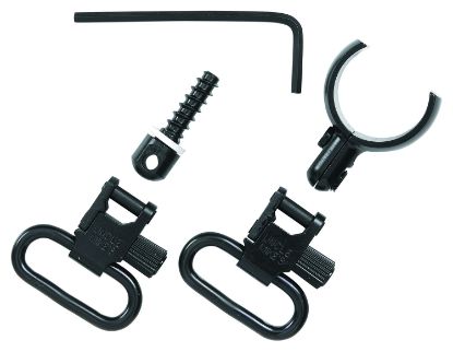 Picture of Uncle Mike's 15972 Magnum Band Swivel Set Blued Steel, 1" Loop Size, Quick Detach 115 Sg-4 Style For Some 20 Gauge Shotguns 