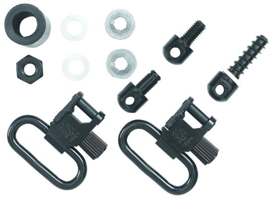 Picture of Uncle Mike's 12312 Super Swivel Quick Detach 115 Mcs Blued 1" Loop Compatible W/Most Pump & Auto Shotguns 