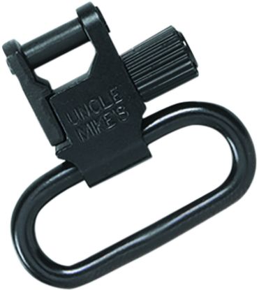 Picture of Uncle Mike's 14033 Super Swivel Quick Detach Tri-Lock Blued 1.25" Loop For Rifles Or Shotguns W/Qd Bases 