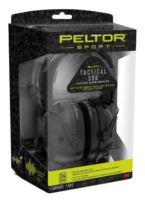 Picture of Peltor Tac300oth Sport Tactical 300 24 Db Over The Head Black Adult 1 Pair 