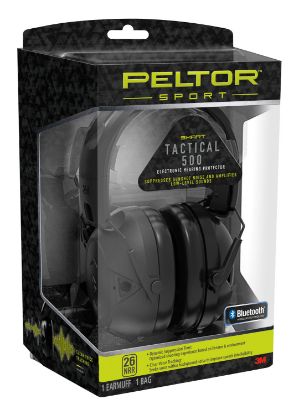 Picture of Peltor Tac500oth Sport Tactical 500 Polymer 26 Db Over The Head Black Adult 1 Pair 