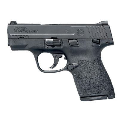 Picture of Smith & Wesson 11812 M&P Shield M2.0 Micro-Compact Frame 40 S&W 6+1/7+1, 3.10" Black Armornite Stainless Steel Barrel & Serrated Slide, Matte Black Polymer Frame, Thumb Safety 