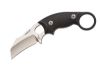 Picture of Hogue Ex-F03 2.25 Inch G10 Solid Black Scales 6.5 Inch Black Sheath Combo Hawkbill Blade