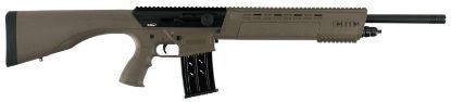 Picture of Tristar 25130 Krx Tactical 12 Gauge 3" 20" 5+1 Black Rec/Barrel Flat Dark Earth Fixed Pistol Grip Stock Right Hand Includes 1 Extended Cylinder Choke 