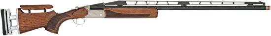 Picture of Tristar 35412 Tt-15A Top Single 12 Gauge 1Rd 2.75" 34" Adjustable Rib Barrel Silver Rec Walnut Fixed With Adjustable Comb Stock Right Hand (Full Size) Includes 3 Extended Mobilchoke 