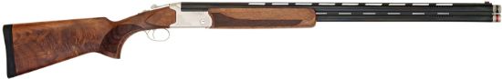 Picture of Tristar 35425 Tt-15 Sporting O/U 12 Gauge 2Rd 3" 30" Vent Rib & Ported Barrel Silver Rec Semi-Gloss Turkish Walnut Stock Right Hand (Full Size) Includes 5 Extended Mobilchoke 