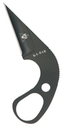 Picture of Ka-Bar 1478Bp Tdi Law Enforcement 1.63" Fixed Drop Point Plain Black 9Cr18mov Ss Blade & Handle, Includes Sheath 
