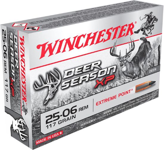 Picture of Winchester Ammo X2506ds Deer Season Xp 25-06 Rem 117 Gr Extreme Point 20 Per Box/ 10 Case 