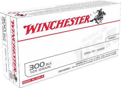 Picture of Winchester Ammo Usa300blk Usa 300 Blackout 125 Gr Open Tip Range 20 Per Box/ 10 Case 