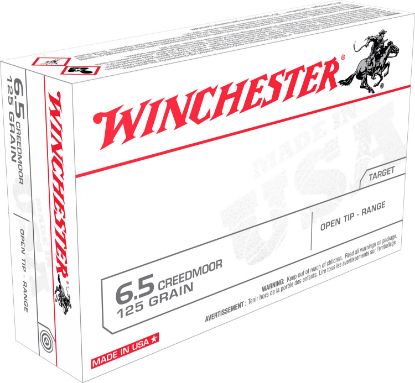 Picture of Winchester Ammo Usa65cm Usa 6.5 Creedmoor 125 Gr Open Tip Range 20 Per Box/ 10 Case 