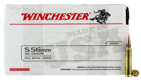 Picture of Winchester Ammo Wm193150 Usa 5.56X45mm Nato 55 Gr Full Metal Jacket 150 Per Bx/ 4 Case Value Pack 