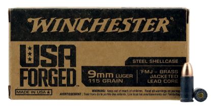 Picture of Winchester Ammo Win9sv Usa Forged 9Mm Luger 115 Gr Full Metal Jacket 50 Per Box/ 10 Case 