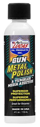 Picture of Lucas Oil 10878 Gun Metal Polish Against Rust And Corrosion 4 Oz Bottle 