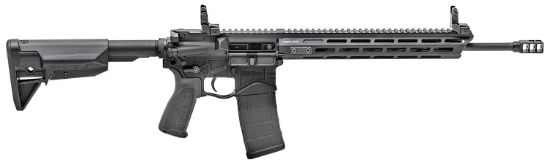 Picture of Springfield Armory Ste916556b Saint Edge 5.56X45mm Nato 30+1 16" Black Melonite Barrel Black Hard Coat Anodized Rec Black Adjustable Bravo Mod 0 Sopmod Stock Black Bravo Mod 2 Grip Right Hand 