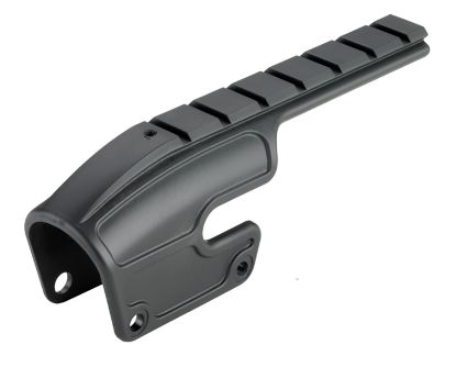 Picture of Weaver Mounts 48340 No-Gunsmith Saddle Shotgun Mount Black Remington 870/11-87/1100 