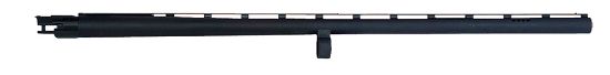 Picture of Mossberg 90831 Oem 12 Gauge 28" All-Purpose Barrel W/Vent Rib, Dual Bead Sights, Smooth Bore & Matte Blued Finish, For Use W/Mossberg 835 Ulti-Mag, Includes Accu-Mag Choke Set & Wrench (Ic,M,F) 