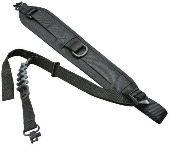 Picture of Butler Creek 80095 Quick Carry Rifle/Shotgun Sling Black Neoprene 27"- 36" Oal 1.25" Wide Adjustable Padded Design & Qd Swivels 