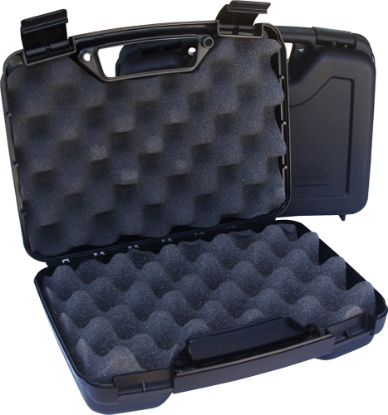 Picture of Mtm Case-Gard Ss-2500 Single Handgun Case Black Polypropylene Holds Handgun W/ 4" Barrel Or Less 