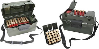 Picture of Mtm Case-Gard Sh1001209 Shotgun Hunter Case 12 Gauge Wild Camo Polypropylene 100Rd 