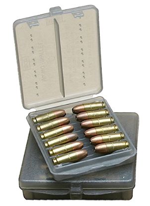 Picture of Mtm Case-Gard W18-45-41 Ammo Wallet Handgun 45 Acp 18Rd Clear Smoke Polymer 