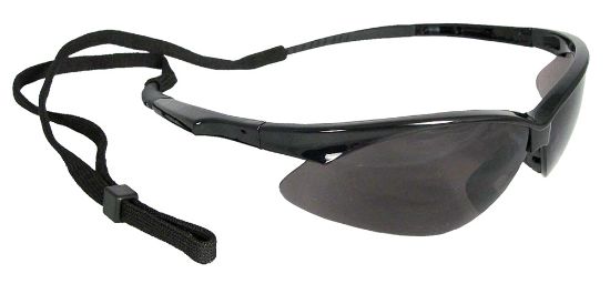 Picture of Radians Ob120cs Outback Shooting Glasses Adult Smoke Gray Lens Anti-Fog Black Frame 