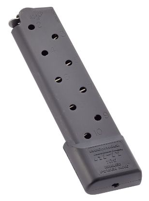 Picture of Cmc Products Mrpm45fs10b Power Mag Railed 10Rd 45 Acp Fits 1911 Government Black Stainless Steel 