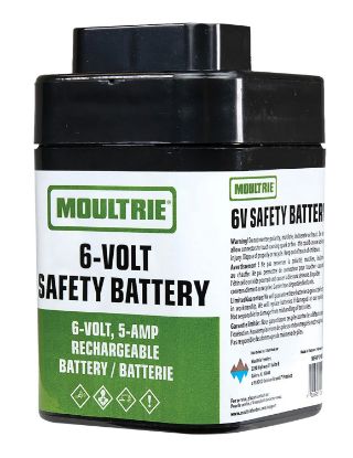 Picture of Moultrie Mfhp12406 6V Rechargeable Safety Battery Black Compatible W/Moultrie Feeders 