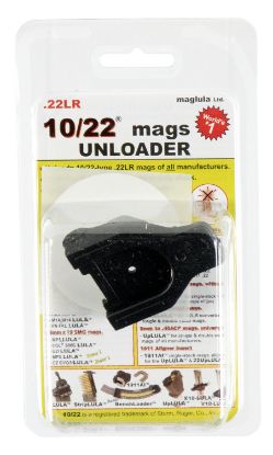 Picture of Maglula Lu32b Unloader Made Of Polymer With Black Finish For 22 Lr Ruger 10/22 