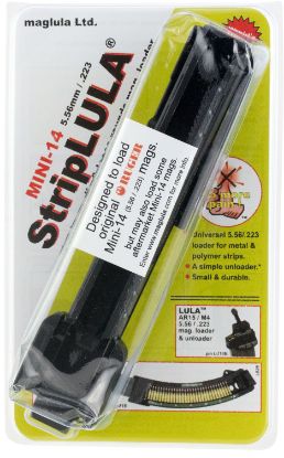 Picture of Maglula Sl52b Striplula Black Polymer For 223 Rem, 5.56X45mm Nato Ruger Mini-14 Holds Up To 10Rds 